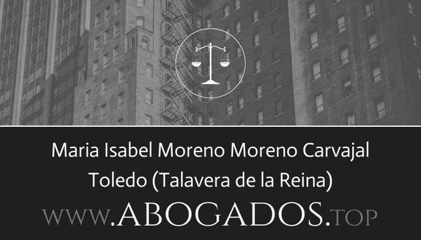 Maria Isabel Moreno Moreno Carvajal