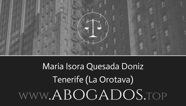 Maria Isora Quesada Doniz