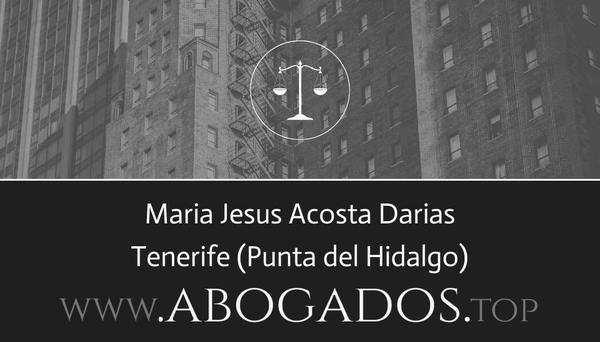 abogado Maria Jesus Acosta Darias en Punta del Hidalgo