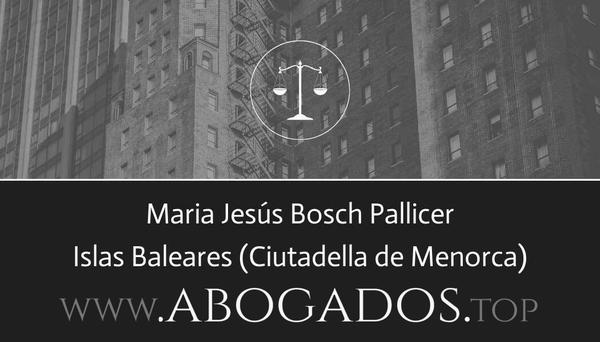 Maria Jesús Bosch Pallicer
