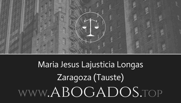 abogado Maria Jesus Lajusticia Longas en Tauste