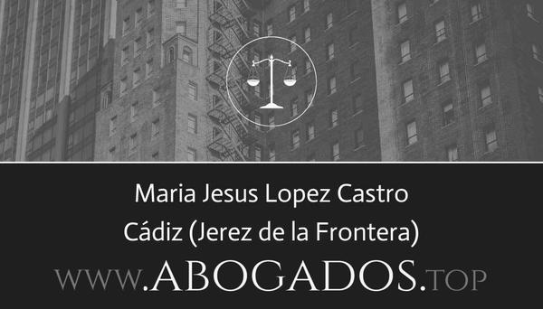 Maria Jesus Lopez Castro