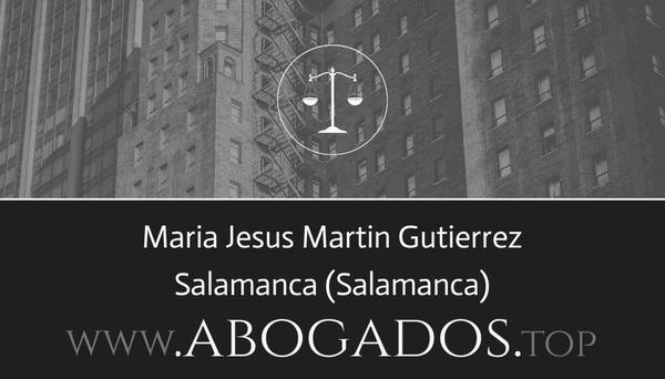 abogado Maria Jesus Martin Gutierrez en Salamanca