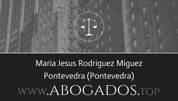 abogado Maria Jesus Rodriguez Miguez en Pontevedra