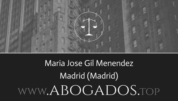 abogado Maria Jose Gil Menendez en Madrid