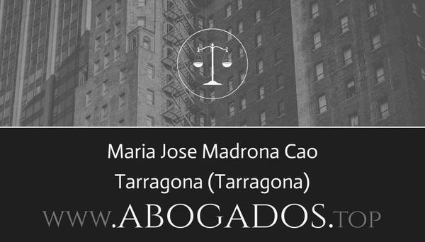 abogado Maria Jose Madrona Cao en Tarragona