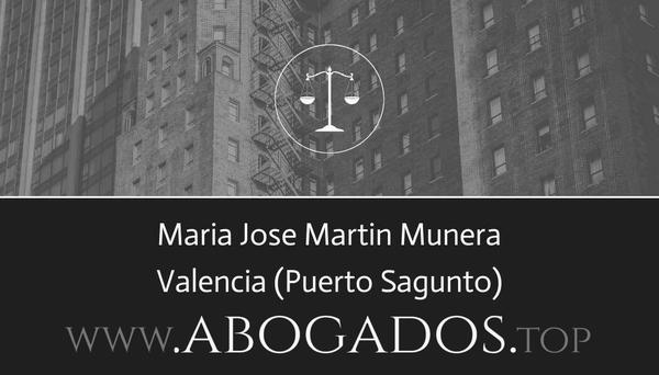 abogado Maria Jose Martin Munera en Puerto Sagunto