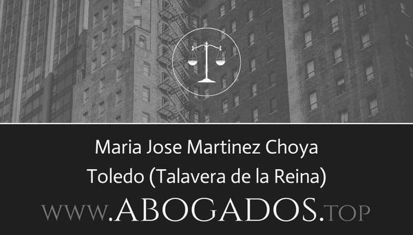 abogado Maria Jose Martinez Choya en Talavera de la Reina