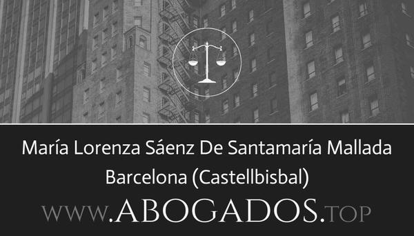 María Lorenza Sáenz De Santamaría Mallada