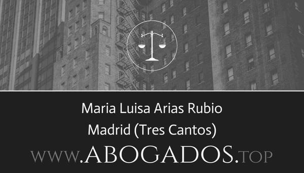 abogado María Luisa Arias Rubio en Tres Cantos