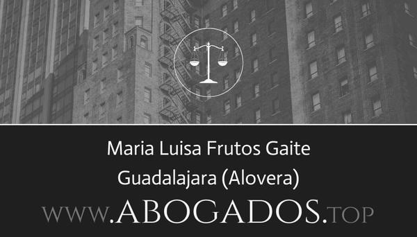 abogado Maria Luisa Frutos Gaite en Alovera