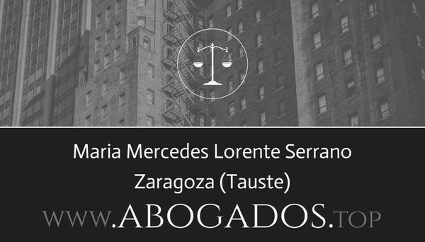 abogado Maria Mercedes Lorente Serrano en Tauste