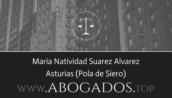 abogado Maria Natividad Suarez Alvarez en Pola de Siero