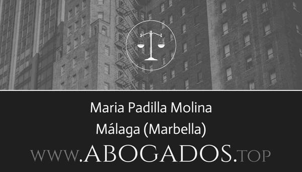 abogado Maria Padilla Molina en Marbella