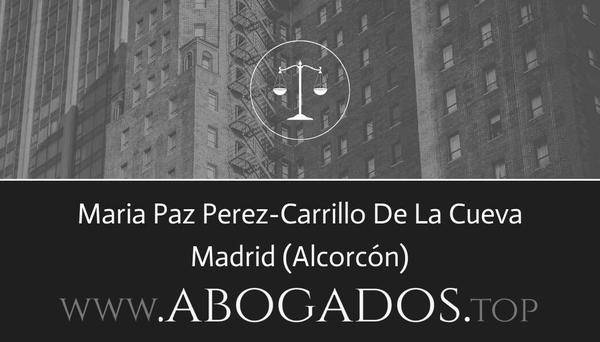 abogado Maria Paz Perez-Carrillo De La Cueva en Alcorcón