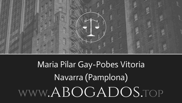 abogado Maria Pilar Gay-Pobes Vitoria en Pamplona