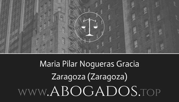 abogado Maria Pilar Nogueras Gracia en Zaragoza