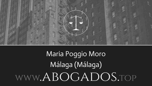 abogado Maria Poggio Moro en Málaga