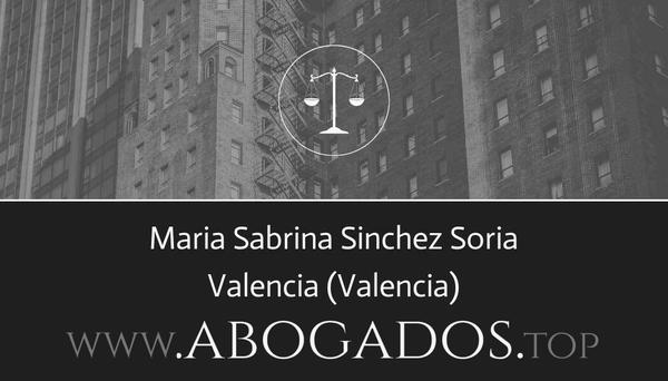 abogado Maria Sabrina Sinchez Soria en Valencia