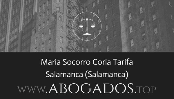 abogado Maria Socorro Coria Tarifa en Salamanca