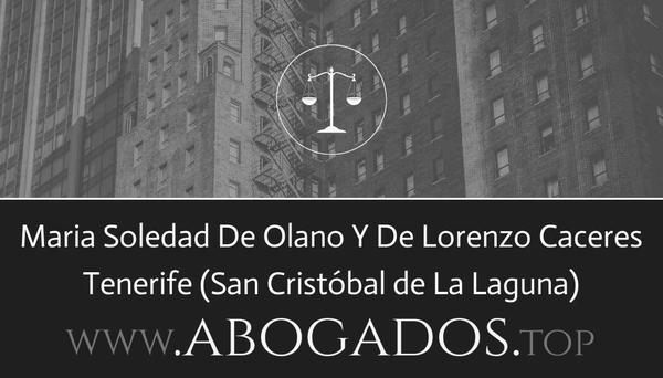 Maria Soledad De Olano Y De Lorenzo Caceres