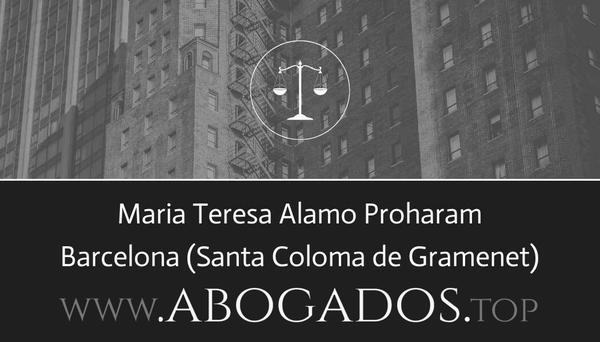 abogado Maria Teresa Alamo Proharam en Santa Coloma de Gramenet