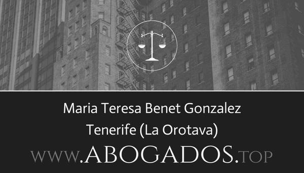 Maria Teresa Benet Gonzalez