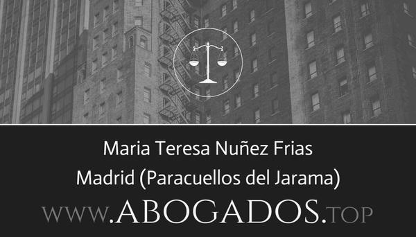 abogado Maria Teresa Nuñez Frias en Paracuellos del Jarama