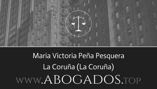 abogado Maria Victoria Peña Pesquera en La Coruña