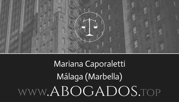 abogado Mariana Caporaletti en Marbella