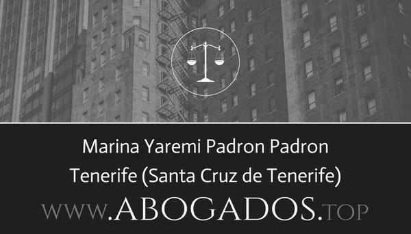 abogado Marina Yaremi Padron Padron en Santa Cruz de Tenerife