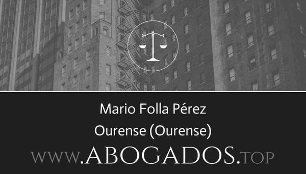 abogado Mario Folla Pérez en Ourense