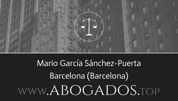 abogado Mario García Sánchez-Puerta en Barcelona