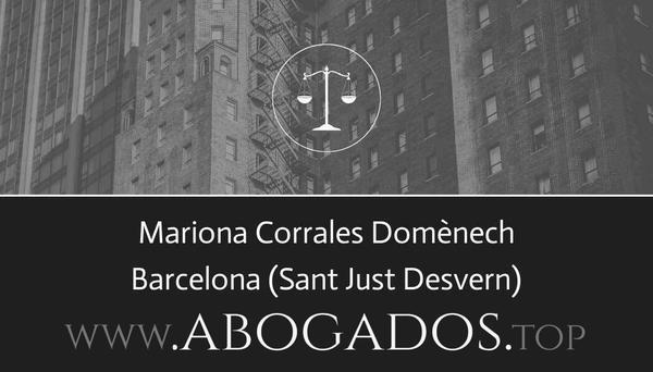 abogado Mariona Corrales Domènech en Sant Just Desvern