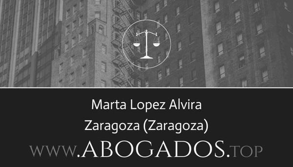 abogado Marta Lopez Alvira en Zaragoza