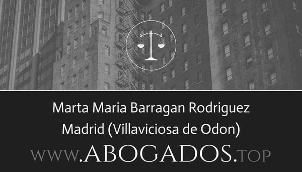 abogado Marta Maria Barragan Rodriguez en Villaviciosa de Odon