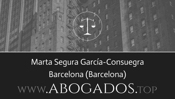 abogado Marta Segura García-Consuegra en Barcelona