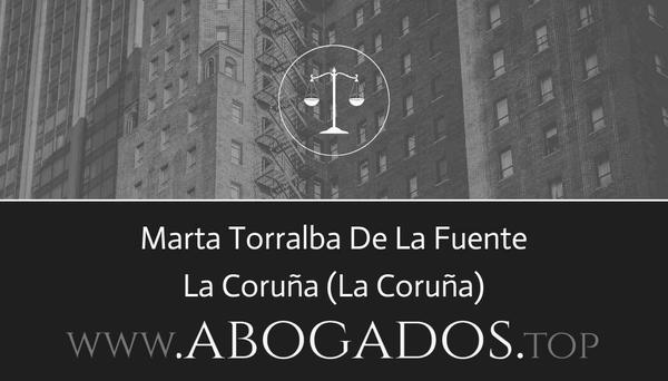 abogado Marta Torralba De La Fuente en La Coruña