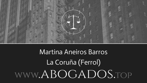 abogado Martina Aneiros Barros en Ferrol