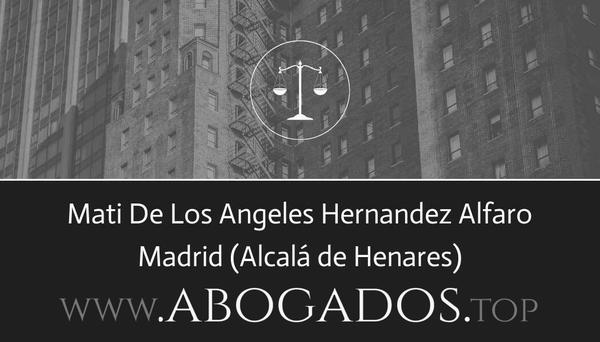 abogado Mati De Los Angeles Hernandez Alfaro en Alcalá de Henares