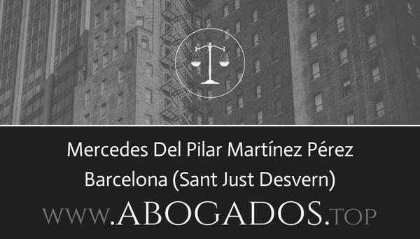 abogado Mercedes Del Pilar Martínez Pérez en Sant Just Desvern