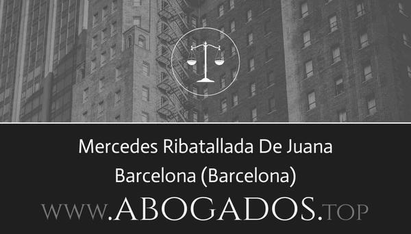 abogado Mercedes Ribatallada De Juana en Barcelona