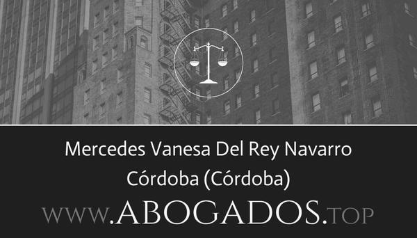 abogado Mercedes Vanesa Del Rey Navarro en Córdoba