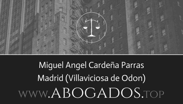 abogado Miguel Angel Cardeña Parras en Villaviciosa de Odon