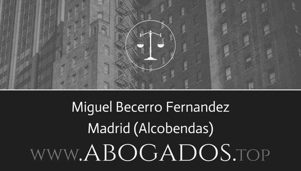 abogado Miguel Becerro Fernandez en Alcobendas