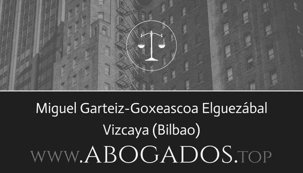 abogado Miguel Garteiz-Goxeascoa Elguezábal en Bilbao