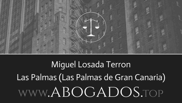 abogado Miguel Losada Terron en Las Palmas de Gran Canaria