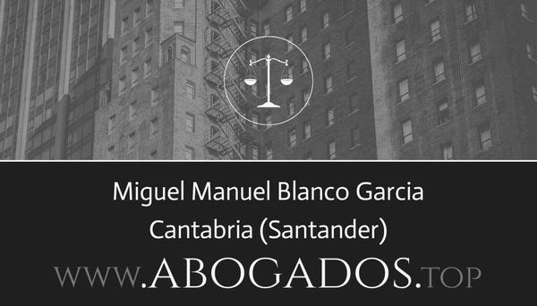 Miguel Manuel Blanco Garcia