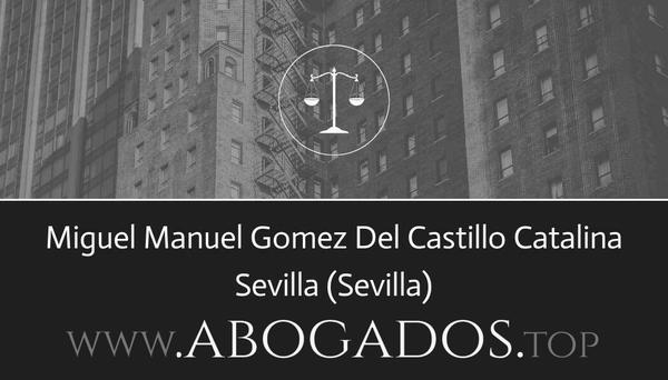 abogado Miguel Manuel Gomez Del Castillo Catalina en Sevilla