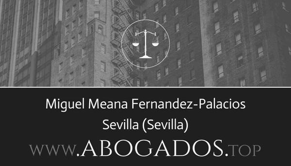 abogado Miguel Meana Fernandez-Palacios en Sevilla